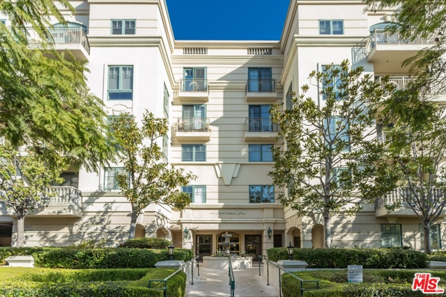 Welcome to Chateau de Chene in Beverly Hills! Enter Luxurious in every sense, front SW corner, newly Remodeled unit with 3 BR+3 BA+Den+Laundry Rm+4 Balconies, in most desired location in the building with only one common wall. Abundance of  natural Lite, Park-like views from every Room, Maple Parquet floors, elegant FP in Living rm, brand New eat- in Modern Kitchen.  Unit comes with 3 side by side Parking and extra Storage. Low HOA dues include Earthquake Ins, Security/Door Man, Gym, Sauna, Media/Banquet Rm, Conference Rm, Guest Parking, Massive Rooftop Deck w/ 360 degree panoramic views. Close proximity to famous Shops, Restaurants, Cedars Sinai Hospital. Included in Sale Price: Furnishings by Beverly Hills Interiors, Original Art, Bed & Bath Accessories, Linens, Wine and Spirits Collection. Also available for Lease at $9,500.