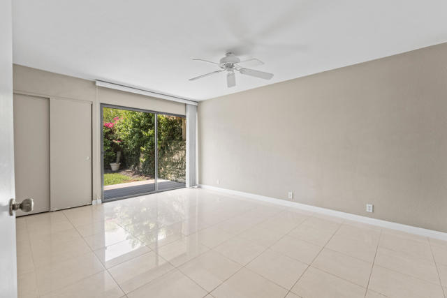 Slider to the Patio From Primary Bedroom