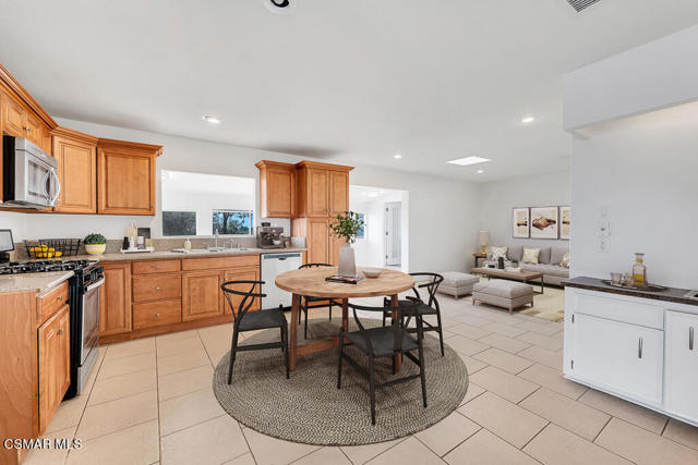 Kitchen virtually staged