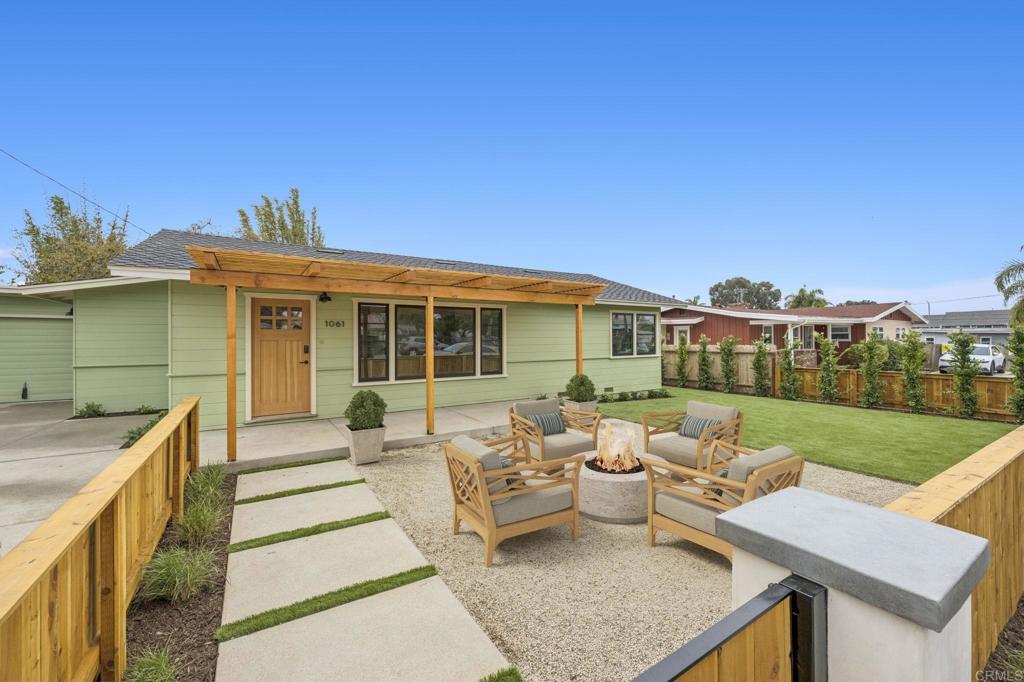 1061 Buena Vista Way Carlsbad, California Fully Remodeled Coastal Carlsbad Retreat. Welcome to 1061 Buena Vista Way—a stunning, completely remodeled home in one of coastal Carlsbad’s most desirable neighborhoods. This residence has undergone a full transformation, both inside and out, and has never been lived in since the renovation. Inside, you’ll find a bright and airy open-concept layout with custom finishes. The chef’s kitchen features brand-new cabinetry, quartz countertops, stainless steel appliances. Every bathroom has been stylishly upgraded, and the living spaces have been thoughtfully designed for comfort and function. Outside, the home has been refreshed with new landscaping, hardscaping, and updated exterior finishes to create a clean, modern curb appeal and a low-maintenance coastal lifestyle. An outdoor built-in BBQ makes al fresco dining effortless, while the soon-to-be-installed spa offers the perfect spot to unwind after a day at the beach Located west of the 5 and just a short jaunt to the beach, Carlsbad Village, and the scenic Buena Vista Lagoon, you’re minutes from vibrant restaurants, boutiques, the train station, and top-rated schools. With easy access to commuter routes and everyday conveniences, this is Southern California living at its best. Live like you're on vacation—every day. (Fire pit and spa(coming soon) are included, chairs in front yard are virtually staged and not included)