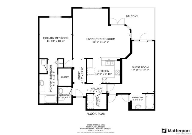 650 Columbia St, San Diego, California 92101, 2 Bedrooms Bedrooms, ,2 BathroomsBathrooms,Condominium,For Sale,Columbia St,240022339SD