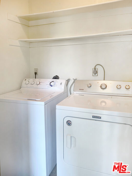 laundry in the unit