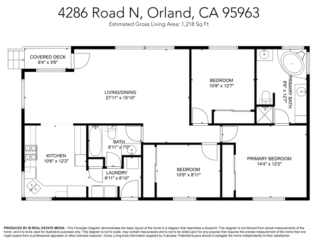 4286 Road N, Orland - 2nd Unit Floorplan with SF G