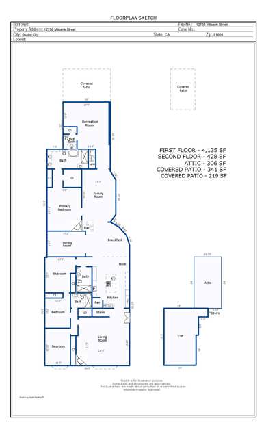 Photo of 12756 Milbank Street, Studio City, CA 91604