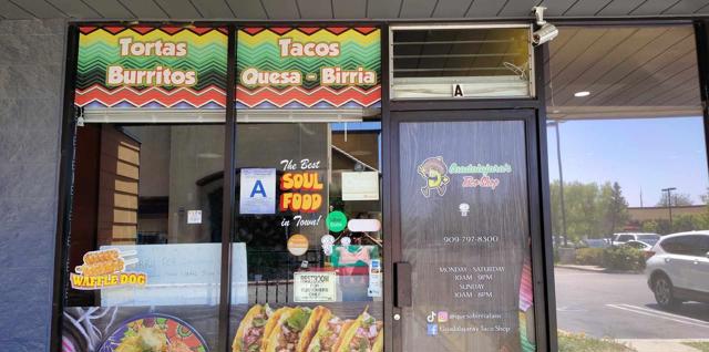 TACO SHOP FRONT GLASS WINDO