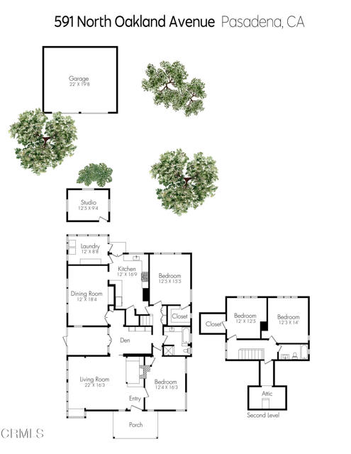 591 N Oakland Avenue, Pasadena, California 91101, 4 Bedrooms Bedrooms, ,2 BathroomsBathrooms,Residential,For Sale,591 N Oakland Avenue,CRP1-22255