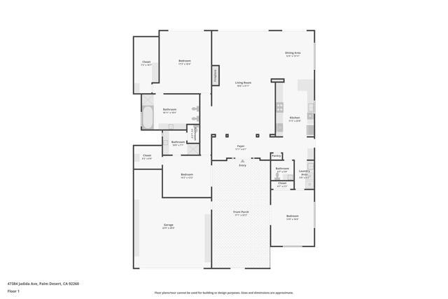 47384 Jadida Avenue, Palm Desert, California 92260, 3 Bedrooms Bedrooms, ,1 BathroomBathrooms,Condominium,For Sale,Jadida,219124701DA