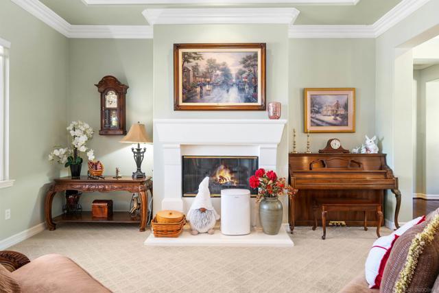 living room fireplace