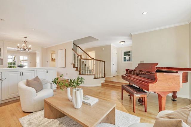 Living Room with Views of Dining Room and Entry