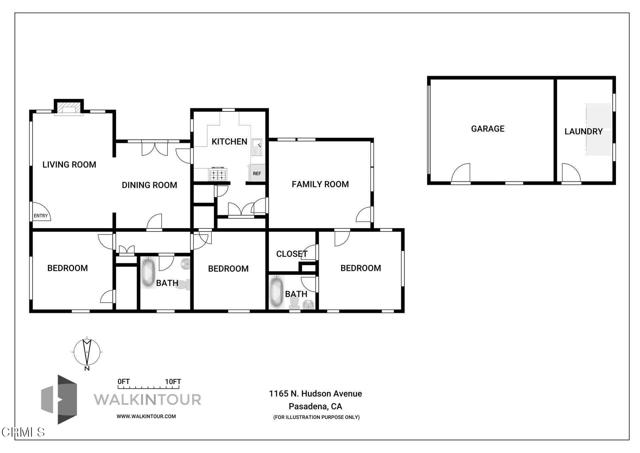 Detail Gallery Image 36 of 36 For 1165 N Hudson Ave, Pasadena,  CA 91104 - 3 Beds | 2 Baths