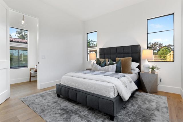 One of the secondary bedroom suites.