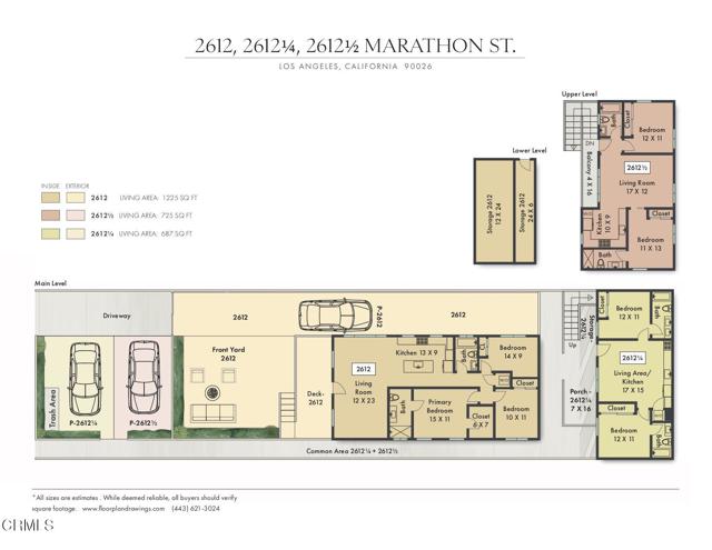 Detail Gallery Image 16 of 17 For 2612 Marathon St #1/4,  Los Angeles,  CA 90026 - 2 Beds | 2 Baths