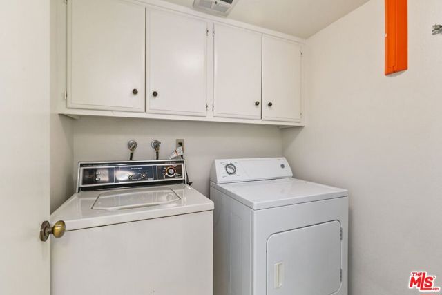 Laundry in unit with full size side by side machines