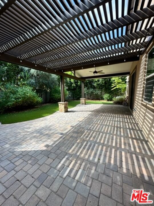 Rear patio