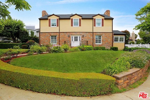 1225 Beverly Green Drive Beverly Hills, California LOCATED IN ONE OF THE MOST DESIRABLE AREAS OF BEVERLY HILLS, THIS CLASSICALLY-KEPT HOME IS IN A NEIGHBORHOOD THAT IS ONLY GETTING HOTTER. THIS 3BR/3.5BA CAPE COD-STYLE BEAUTY IS SITUATED ON A LARGE CORNER LOT NEAR ROXBURY PARK. THE FIRST LEVEL CONTAINS A LARGE LIVING ROOM WITH FIREPLACE, FAMILY ROOM, FORMAL DINING ROOM, RENOVATED KITCHEN, OFFICE, POWDER ROOM, AND GUEST BEDROOM/BONUS SPACE. AN ELEGANT STAIR CASE LEADS UPSTAIRS TO THE MASTER BEDROOM AND ANOTHER GUEST BEDROOM, BOTH WITH LUXURIOUS EN SUITE BATHROOMS. THE HOME'S LOWER LEVEL PROVIDES VERSATILITY AND FLEXIBILITY WITH ITS FULL BATH (PERMITS TO BE VERIFIED BY BUYER), LAUNDRY ROOM, BEDROOM/BONUS AREA, AND ACCESS TO THE TWO-CAR GARAGE. OUTSIDE IS AN EXTREMELY PRIVATE, LUSH BACKYARD WITH BEAUTIFUL PAVERS, AN OUTDOOR KITCHEN, GAZEBO, AND OUTDOOR FIREPLACE. PLENTY OF SPACE HERE FOR A GREAT SITTING AREA OR ADD A POOL. EL RODEO ELEMENTARY, BEVERLY HILLS HIGH!