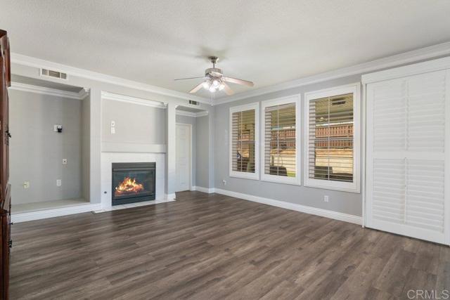 Gas Fireplace in Family Room