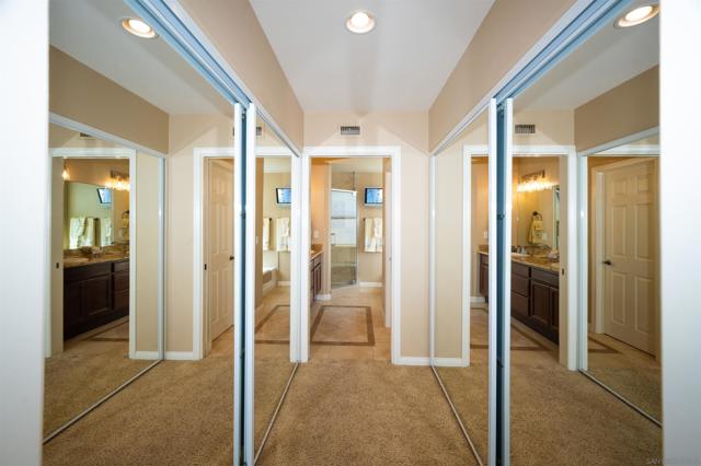 Master bath closets/entry.