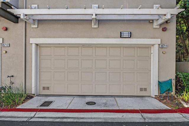 Attached two car garage
