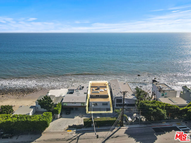 No Showings until March 1, 2022.  Ready for you to make your own memories. Well priced Oceanfront townhouse in two unit building. Oceanfront Master has on suite bath, Fireplace and large private deck with miles of ocean and Catalina views.  Electric shades in Master, Living Room and on the large skylight over the two story entry.  High quality construction and diligent maintenance offers the buyer a ready to enjoy home. Dual Pane windows and Fleetwood sliding doors.  Stairs from the garage level to the sand and surf.  Great beach for SUP or snorkeling. Beach level has a changing cabana with shower for after your swim and ample Beach toy storage.  First time on the market in close to 30 years. Property has full security.  Price does not include the Art but individual pieces may be available for purchase.                           Association fees are collected annually on an, as needed, basis and have averaged about $10,000 annually over the last 3 years.