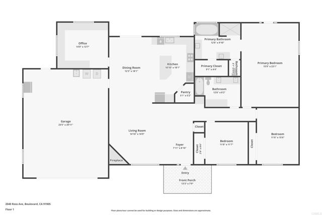 Detail Gallery Image 22 of 23 For 2040 Ross Ave, Boulevard,  CA 91905 - 3 Beds | 2 Baths