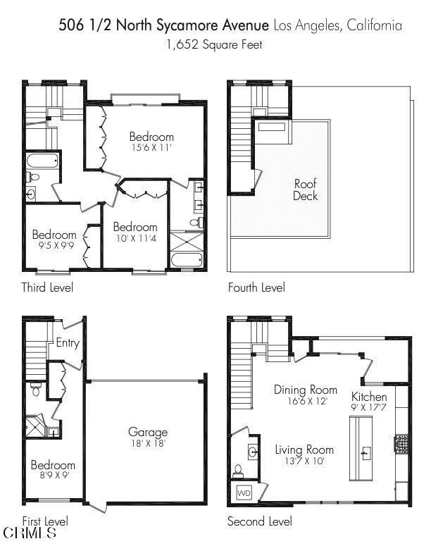 Detail Gallery Image 4 of 31 For 506 1/2 N Sycamore Ave, Los Angeles,  CA 90036 - 4 Beds | 3/1 Baths