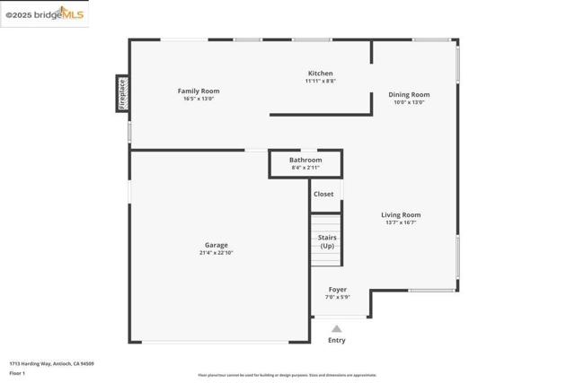 View of floor plan / room layout