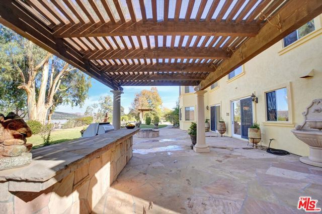 Covered BBQ and Dining Area