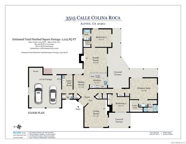 3515 Calle Colina Roca, Alpine, California 91901, 3 Bedrooms Bedrooms, ,2 BathroomsBathrooms,Single Family Residence,For Sale,Calle Colina Roca,240013926SD
