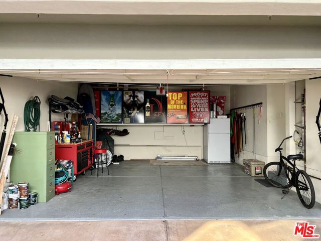 Two car garage, with storage