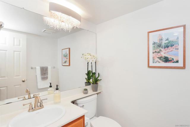 Downstairs powder room