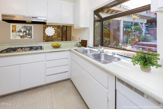 Virtually Staged Kitchen