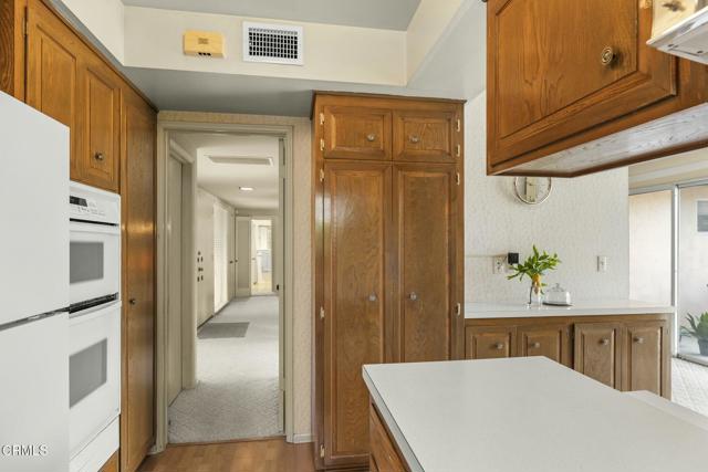 Open kitchen with cool vintage details