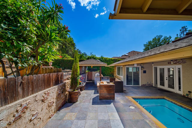 Backyard patio