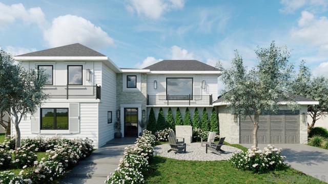 Rendering of front of home showing how it could look once completed.