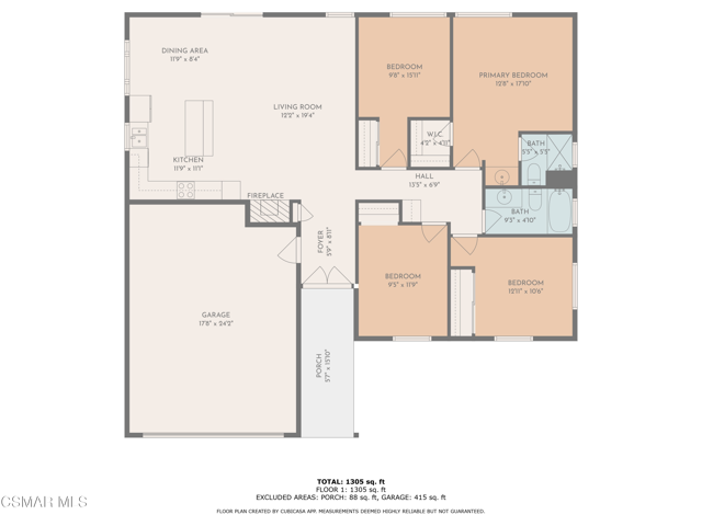 37213 51st Street, Palmdale, California 93552, 4 Bedrooms Bedrooms, ,1 BathroomBathrooms,Single Family Residence,For Sale,51st,225000913