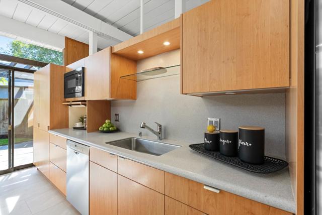 Kitchen View To Sink & Cabinets