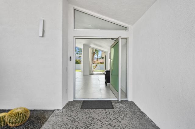 Glass Pivot front door