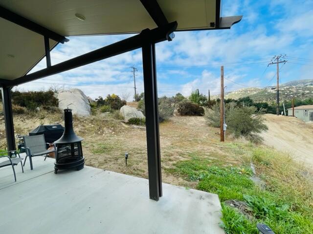 Keyes patio view n east