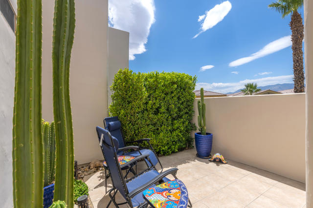 Tiled Front patio