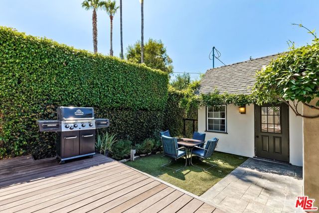 private backyard