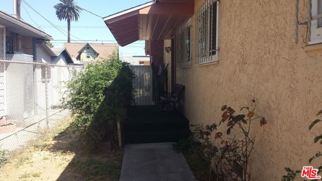 Front Door Entry way / North Side of Property