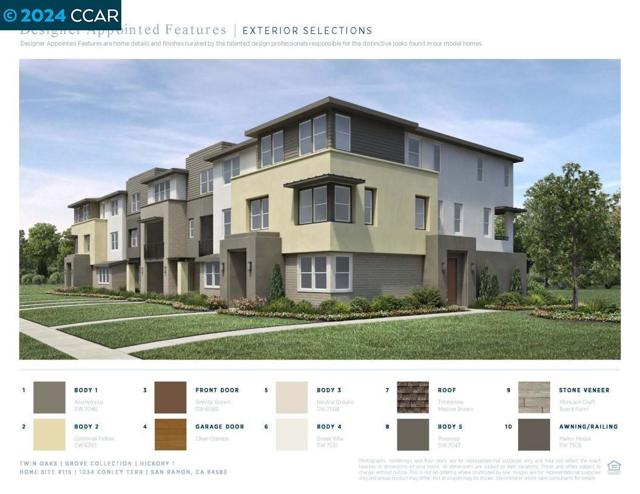 Exterior color features