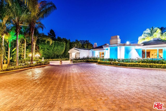 911 Loma Vista Drive Beverly Hills, California 2 acre view compound contiguous to 18 acre Greystone & 6 acre Katzenberg estate, just sold for $125,000,000. 1 block away a 1 acre home sold for $72,500,000 & down the street a 87 yr old home sold for $45,000,000.Rare opportunity to build dream home with up to 30,000sf of living space in one of the most exclusive neighborhoods in Trousdale Estates. Monumental Villa 11,000sf of offering supreme privacy & the ultimate living experience. Immaculate European grounds complete w/ lush greenery, manicured gardens, limestone style pool/spa, expansive entertaining space, beautiful fountains, & pool house. Exquisitely appointed Main House w/ panoramic views of, soaring ceilings throughout, professionally equipped kitchen, living & dining room, sauna, office & wine cellar. Details also include 17ft high ceilings in some rooms, & 16.5-18 ft roof pitches, unheard of in Trousdale. Guest house w/ additional 3 bedrooms, 2 bathrooms, full kitchen & a dining room. Sqft & renderings are not guaranteed.