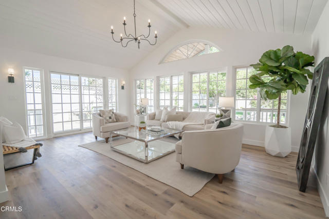 Living Room with Picture Windows