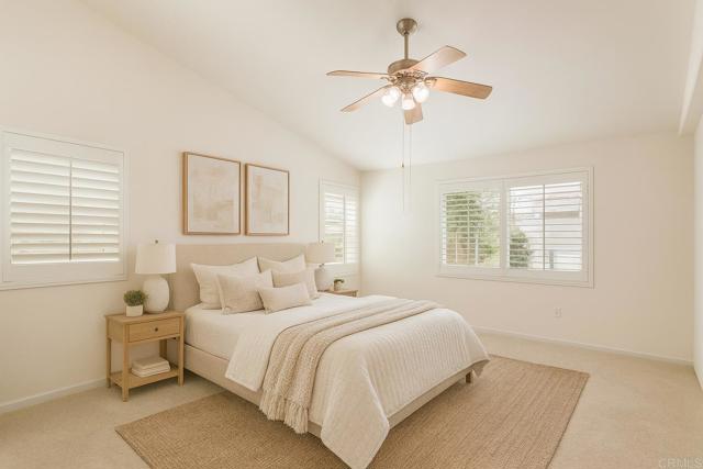 Large Primary Bedroom virtually staged