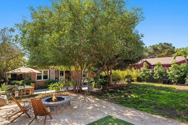 Spacious backyard