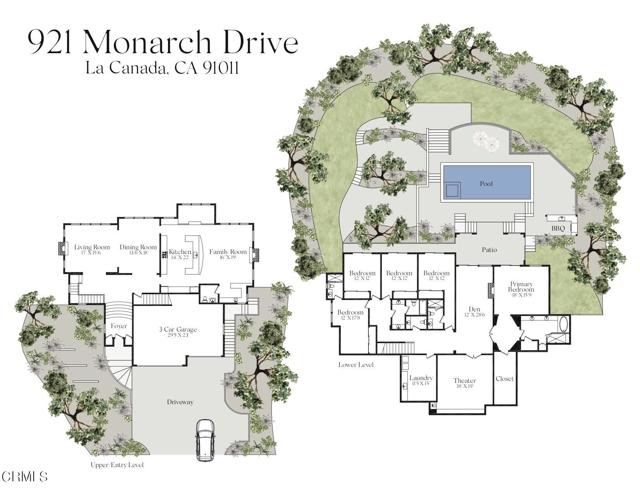 921 Monarch Drive floor plan