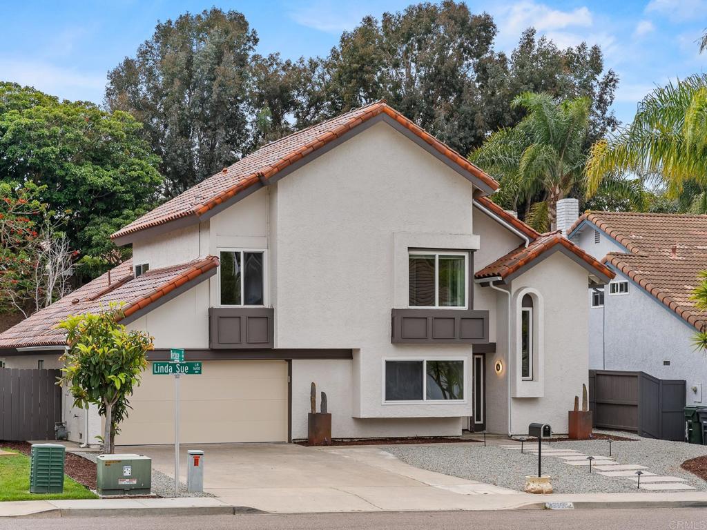 Currently on the market for sale but also open to renting for a year lease. Welcome to 1639 Linda Sue, an elevated Encinitas home featuring high-end renovations and ready for its new family. With two primary suites—one on the first floor and another on the second—this home is thoughtfully designed for long-term comfort and versatility. A 612 sqft permitted addition brings the total living space to 2,678 sqft, including 4 bedrooms and 3.5 bathrooms, ideal for both family living and entertaining. From premium tile flooring to custom built-in cabinetry in every room, no detail has been overlooked. The kitchen features top-of-the-line Smeg and KitchenAid appliances, making it a dream for any home chef. Additional highlights include: New roof, updated plumbing & electrical, solar and fully approved permits for an ADU, offering potential for added space or rental income. Perfectly located just minutes from the stunning Encinitas beaches, within walking distance to Flora Vista Elementary, near shopping centers and dining. The family-friendly neighborhood offers a community pool, park, playground, and tennis courts—a perfect blend of luxury, comfort, and lifestyle.
