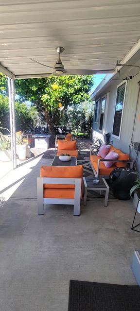 PATIO COVERED SEATING AREA