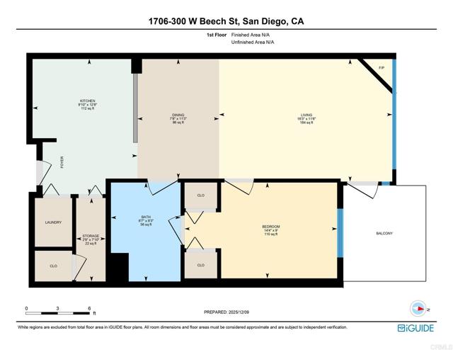 Detail Gallery Image 51 of 51 For 300 W Beech St #1706,  San Diego,  CA 92101 - 1 Beds | 1 Baths